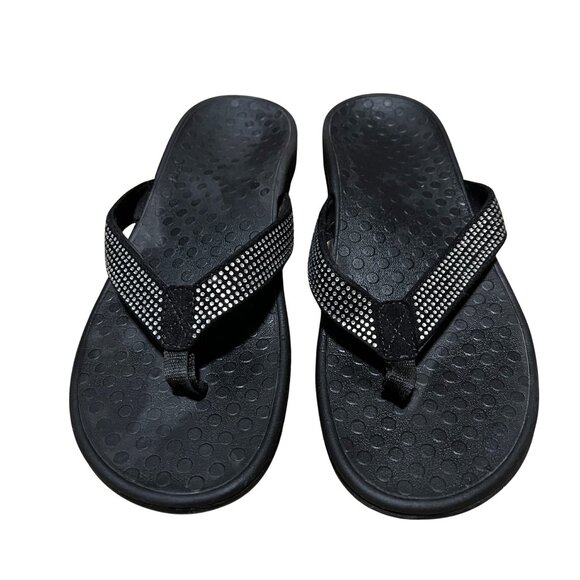 Size 10 Women's Black Vionic Sandals - Picture 1 of 5